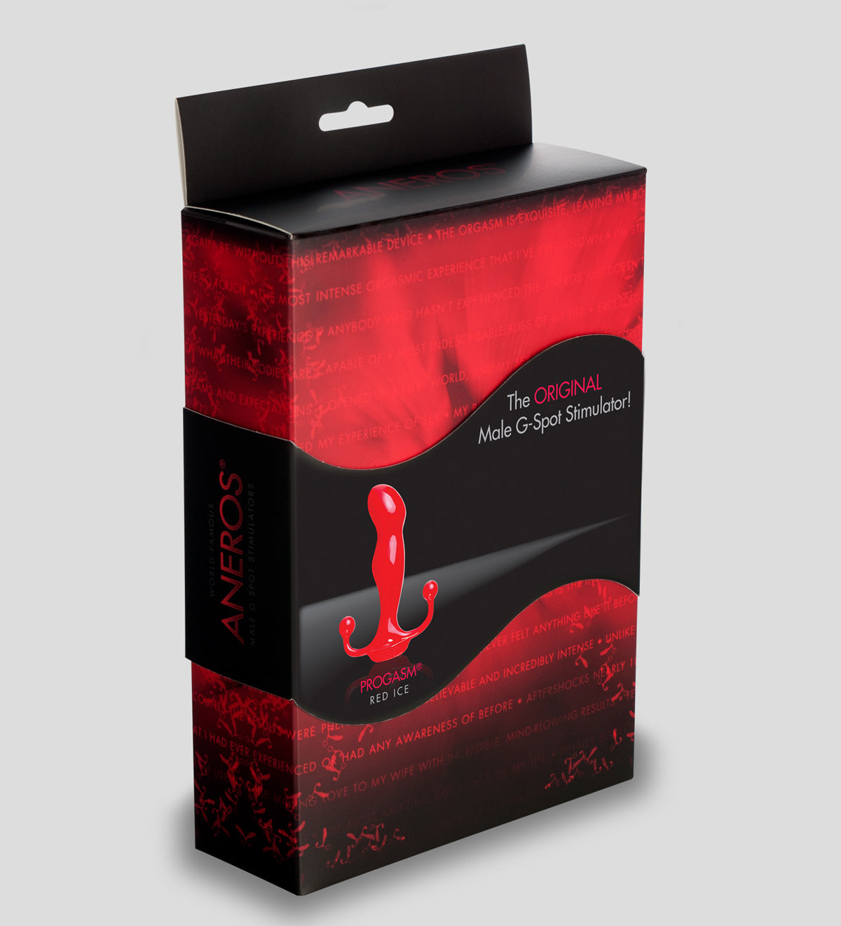 The Aneros Progasm Red Ice Large Prostate Massager